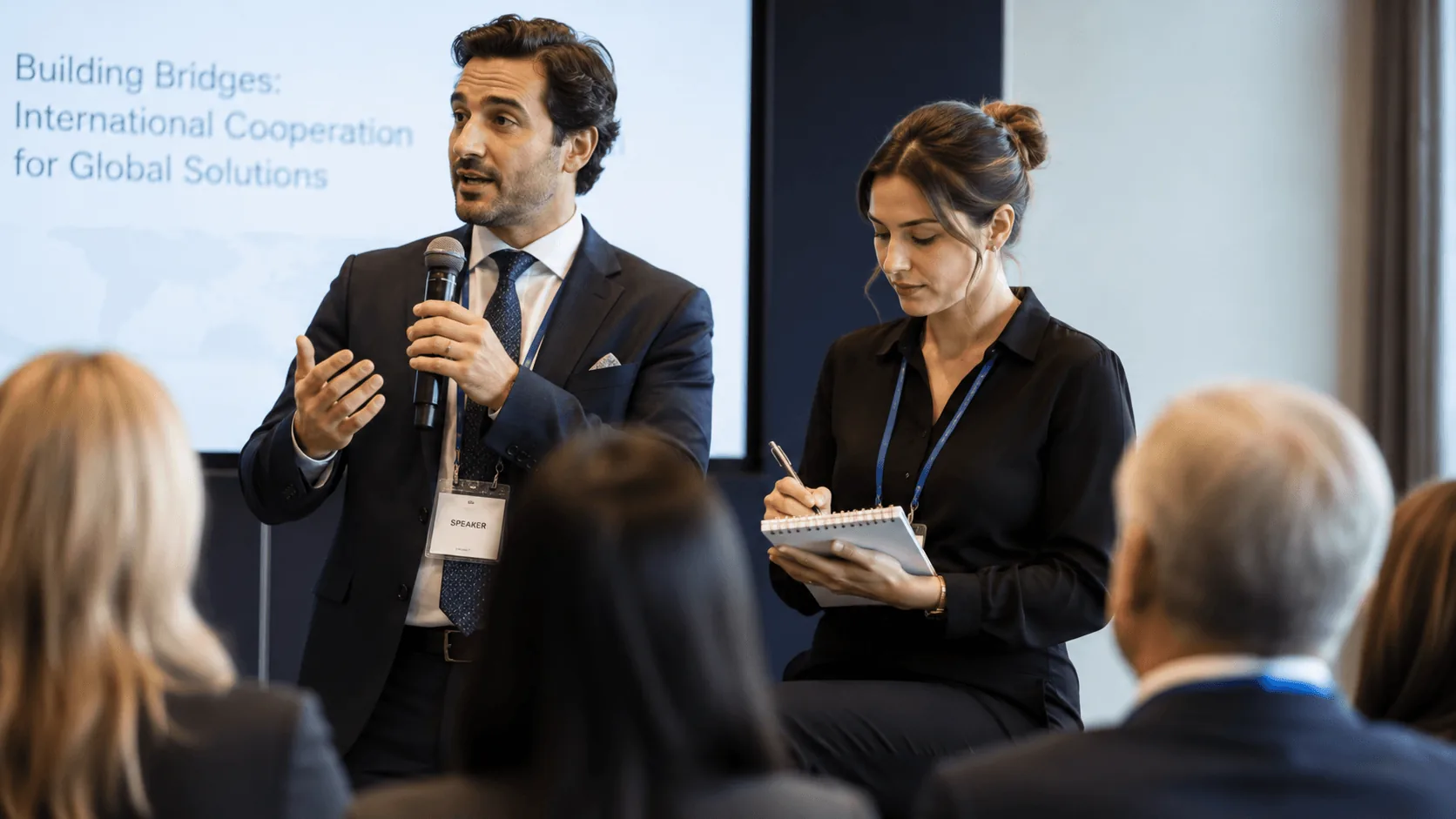 In-person conference interpreting