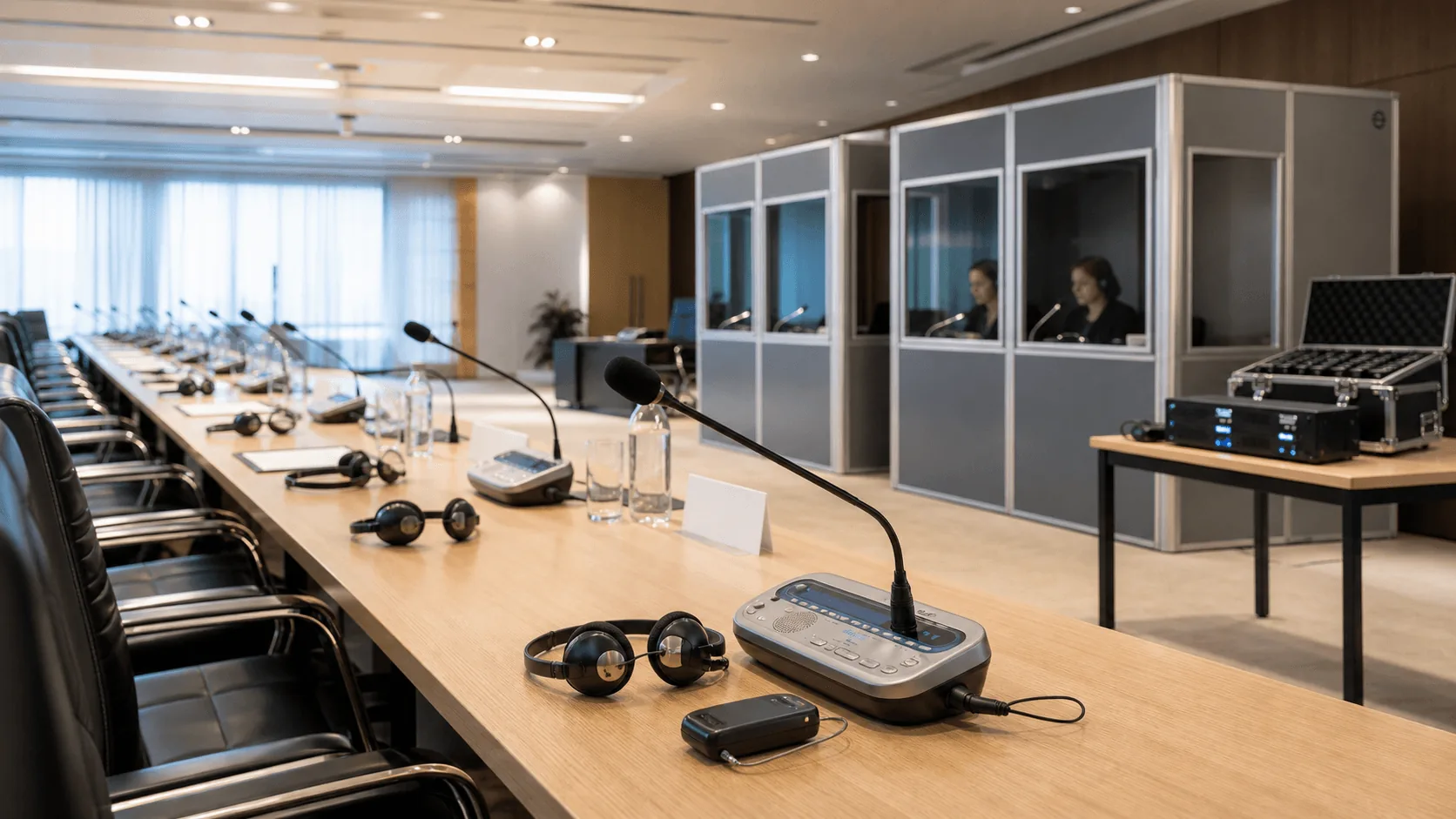 Conference interpreting technical equipment